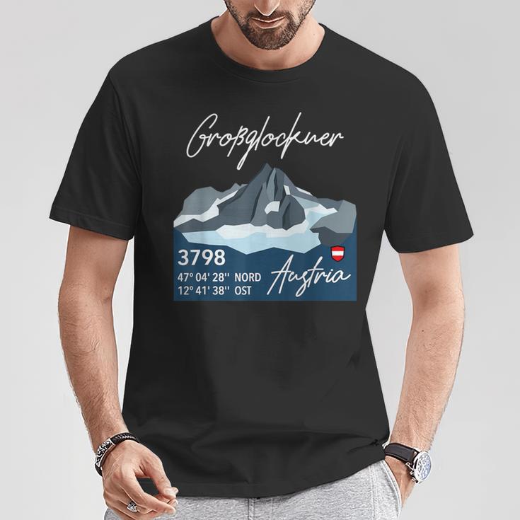 Großglockner Austria Gipfel Der Berg Ruft Cool Hiking T-Shirt Lustige Geschenke