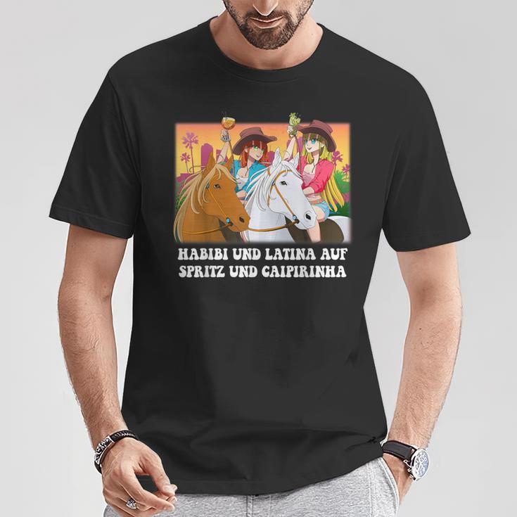 Habibi And Latina I Auf Spraitz Und Caipirinha Fun New Party T-Shirt Lustige Geschenke