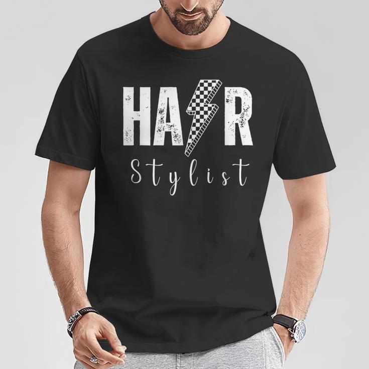 Hairdresser Hairstylists Hairstyling Beautician Hair Salon T-Shirt Unique Gifts