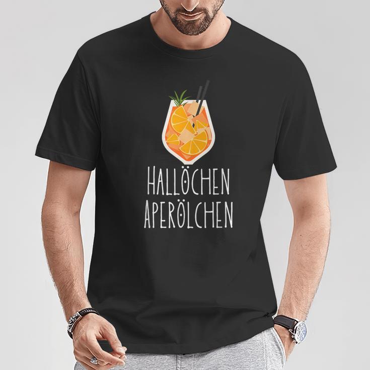 Hallöchen Aperölchen Holy Aperollin Spritz Aperoly Aperoli T-Shirt Lustige Geschenke