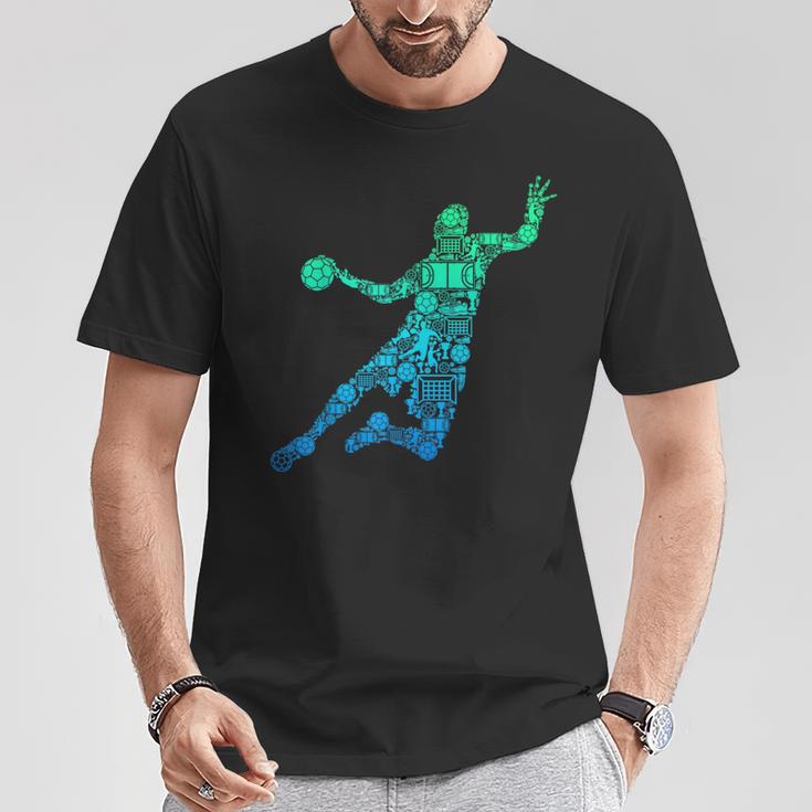 Handball Handballer Handball Player Children Boys Men T-Shirt Lustige Geschenke