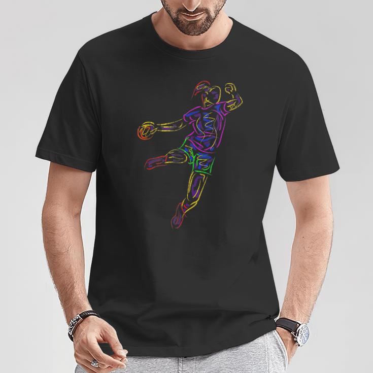 Handball Player Handball T-Shirt Lustige Geschenke