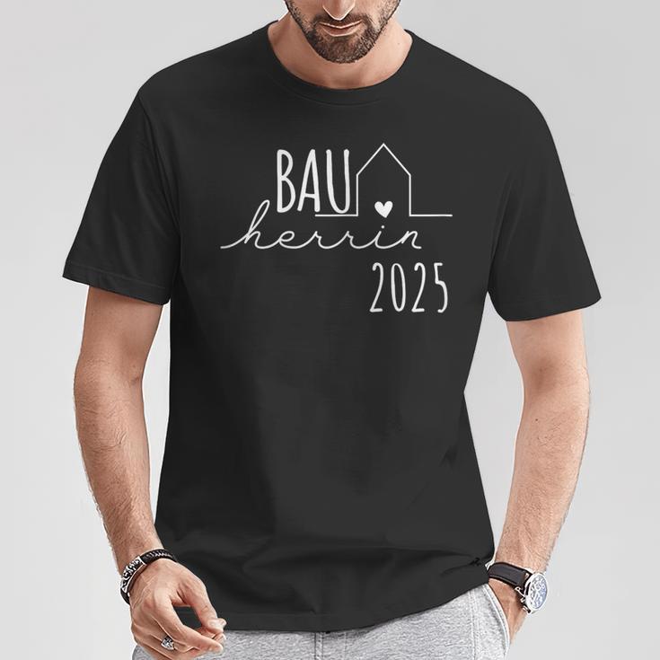 Hausbau Eigenheim Bauherrin 2025 T-Shirt Lustige Geschenke