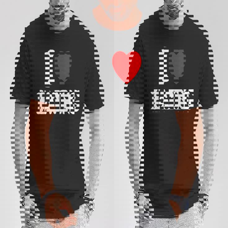 I Heart Love Odiare Sarcastico Pessimista Loner Maglietta Regalos divertidos