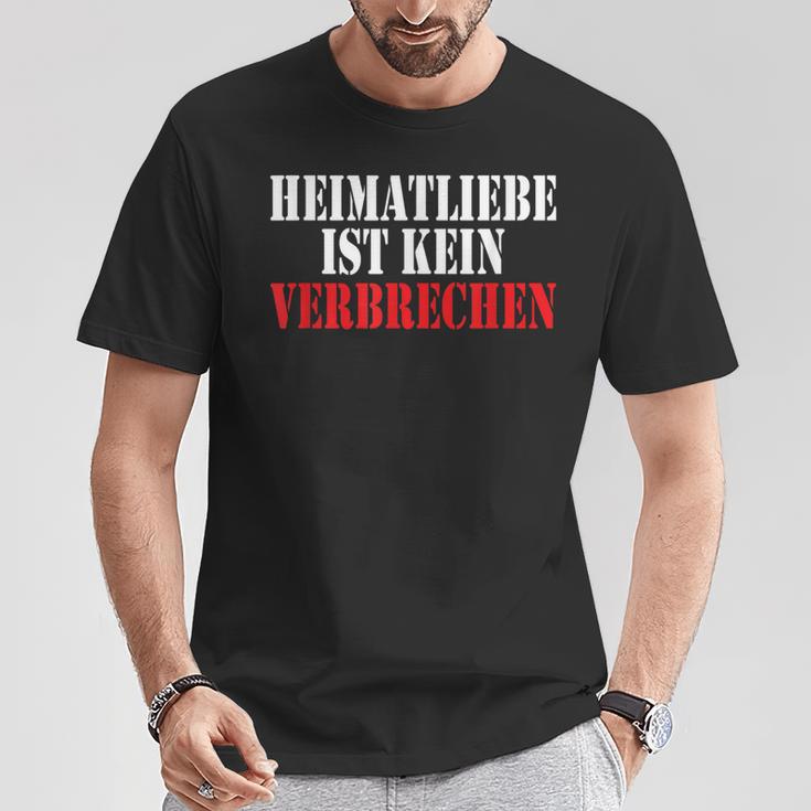 Heimatliebe Ist Keinerbrechen Deutschland German T-Shirt Lustige Geschenke