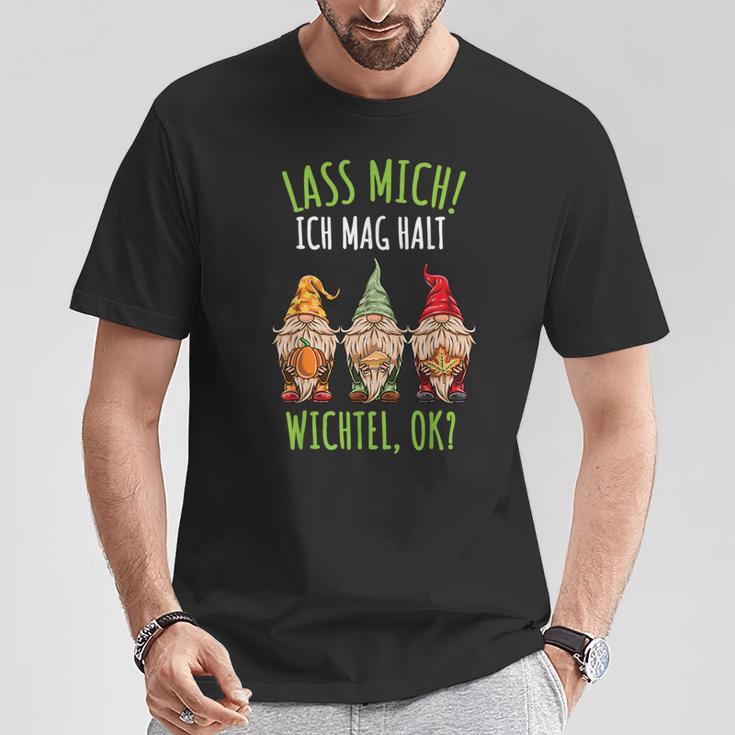 Herbst Lass Mich Ich Mag Wichtel T-Shirt Lustige Geschenke