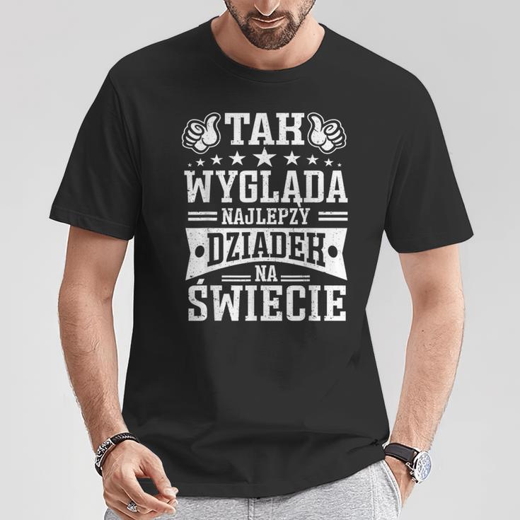 Herren Dziadzie Dziadzia Dziadziu Dziadzio Polen Dziadek T-Shirt Lustige Geschenke