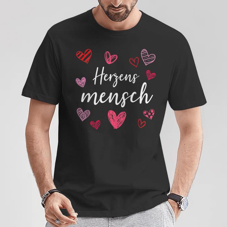 Herzensmensch Partneralentine's Day Friendship T-Shirt Lustige Geschenke