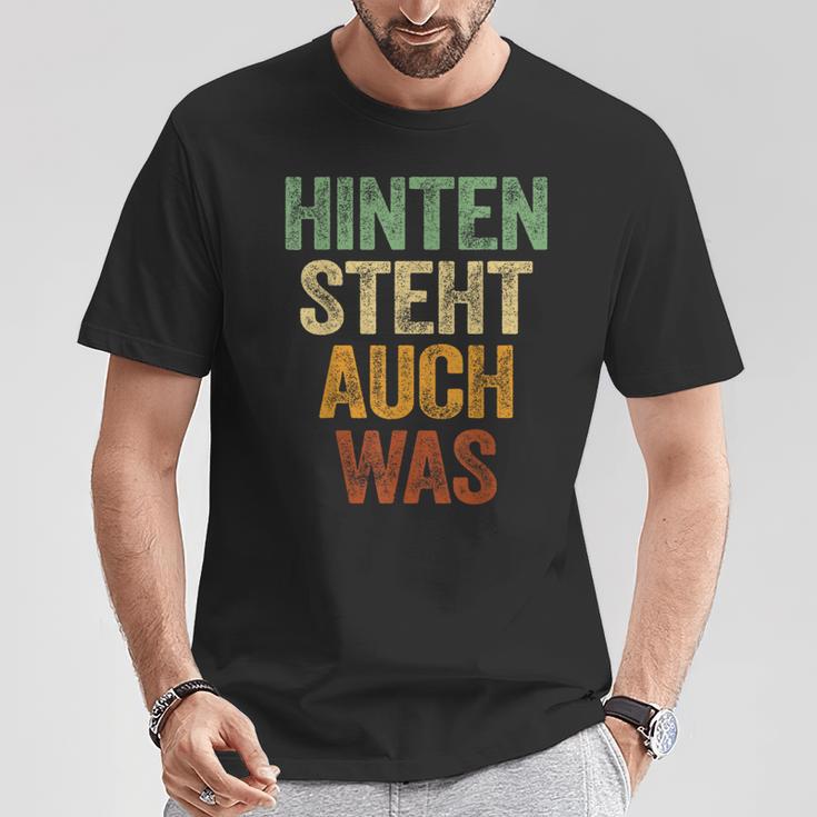 Hinten Steht Auch Was Saying Hinten Steht Auch Wat T-Shirt Lustige Geschenke