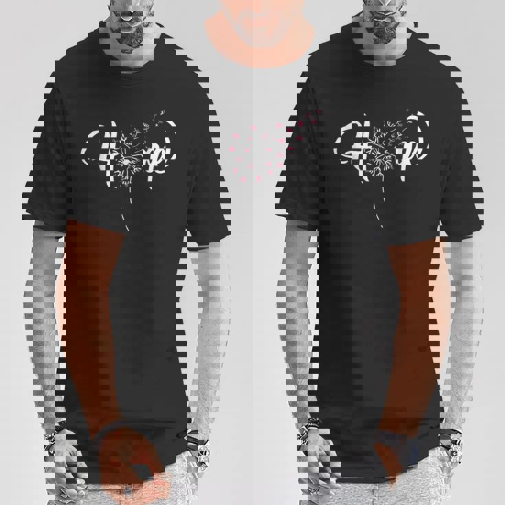 Hope Pink Ribbon Dandelion Breast Cancer Awareness Warrior T-Shirt Unique Gifts Hope Pink Ribbon Dandelion Breast Cancer Awareness Warrior T-Shirt Unique Gifts