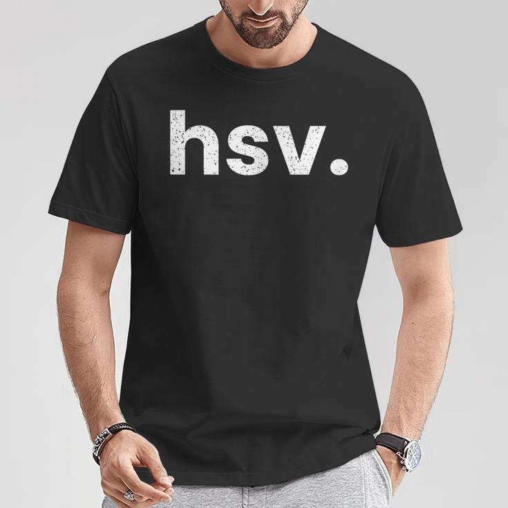 Hsv Huntsville Alabama Airport Code List Hsv S T-Shirt Lustige Geschenke