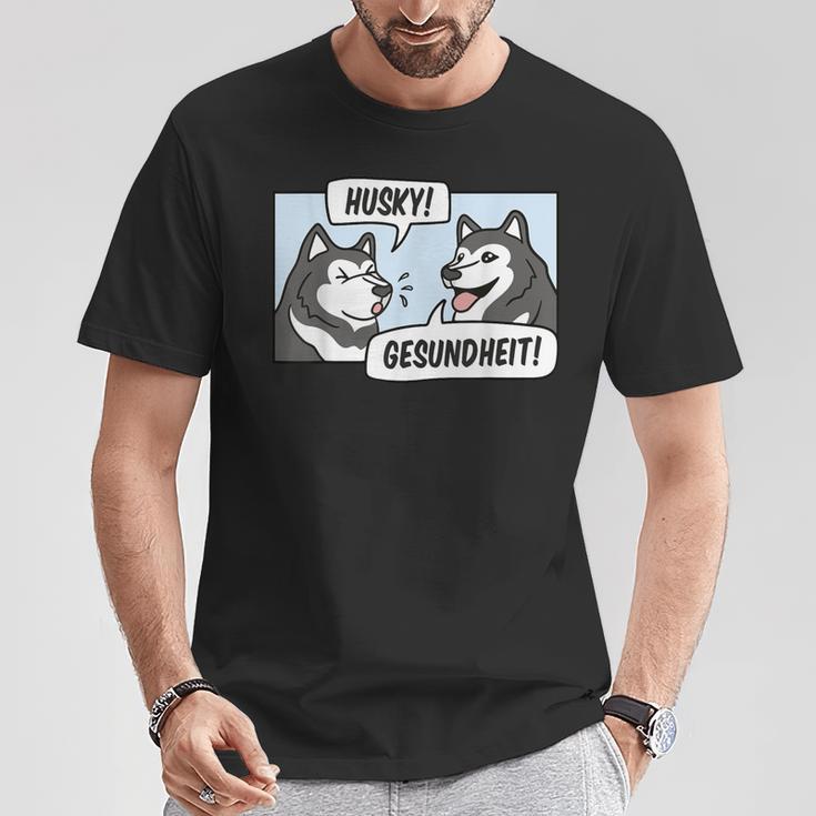 Husky Gesundheit Husky Dog T-Shirt Lustige Geschenke