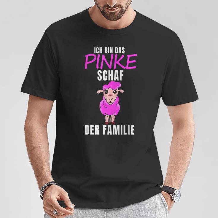 Ich Bin Das Pink Sheep I Am Das Pink Sheep T-Shirt Lustige Geschenke