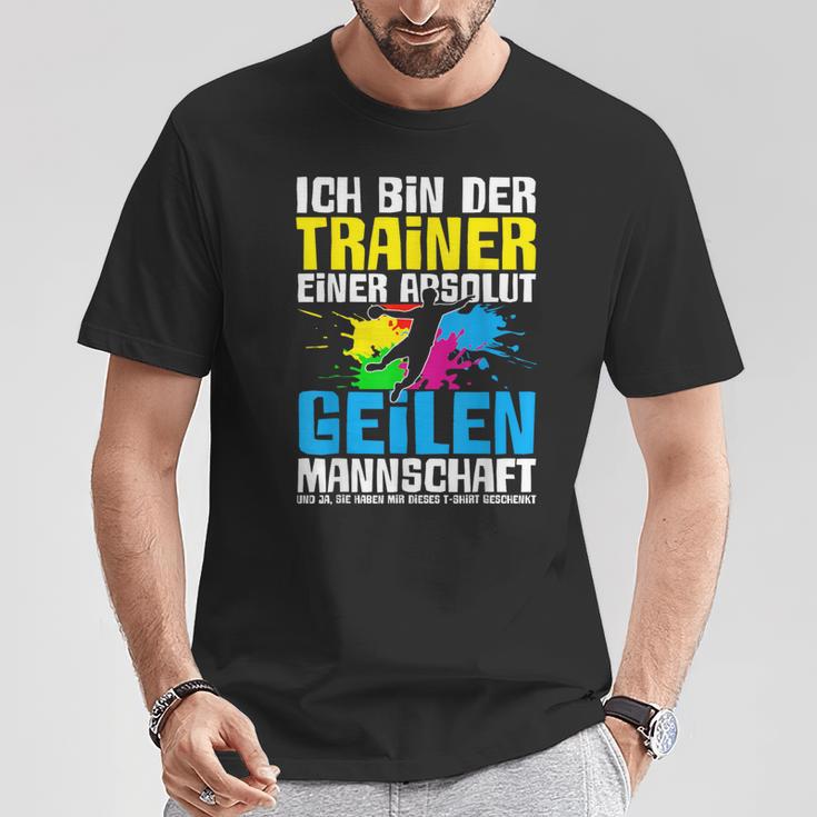 Ich Bin Der Trainer Handball Sport Spieler Hanballer T-Shirt Lustige Geschenke