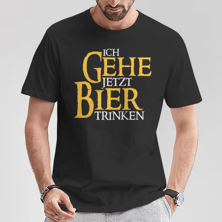 Ich Gehe Jetzt Bier S T-Shirt Lustige Geschenke