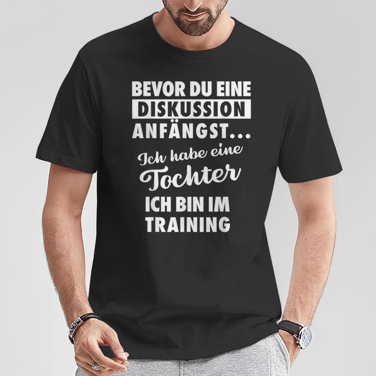 Ich Habe Eine Tochter -Ater Und Tochter T-Shirt Lustige Geschenke