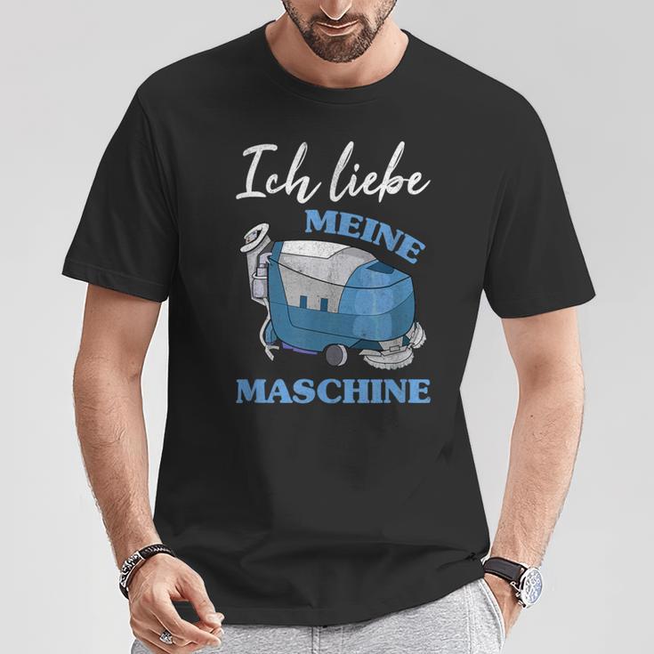 Ich Liebe Meine Putzmaschine Putzmann Ich Liebe Meine Putz T-Shirt Lustige Geschenke