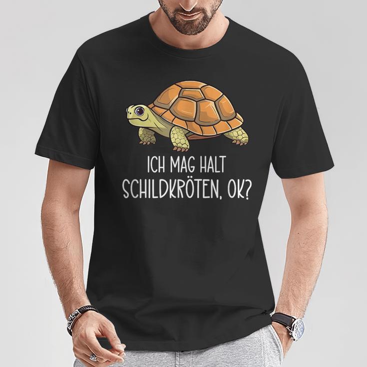 Ich Mag Halt Schildkröten Ok T-Shirt Lustige Geschenke