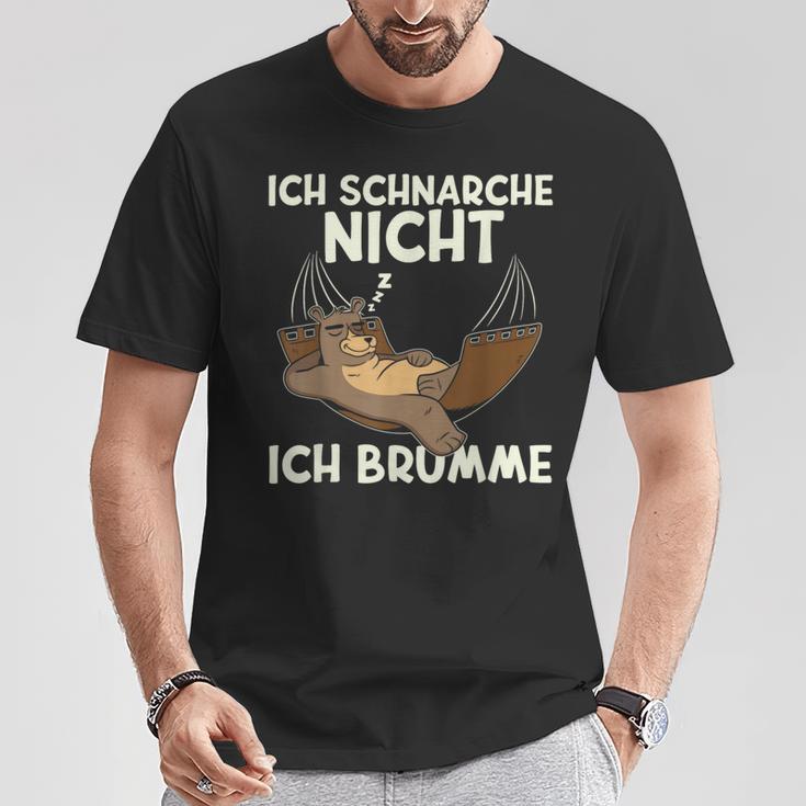 Ich Schnarche Nicht Ich Brumme Sleep Pyjamas Sleep T-Shirt Lustige Geschenke