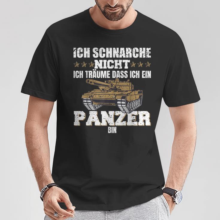 Ich Schnarche Nicht Ich Träumume Dass Ich Ein Panzer Bin S T-Shirt Lustige Geschenke