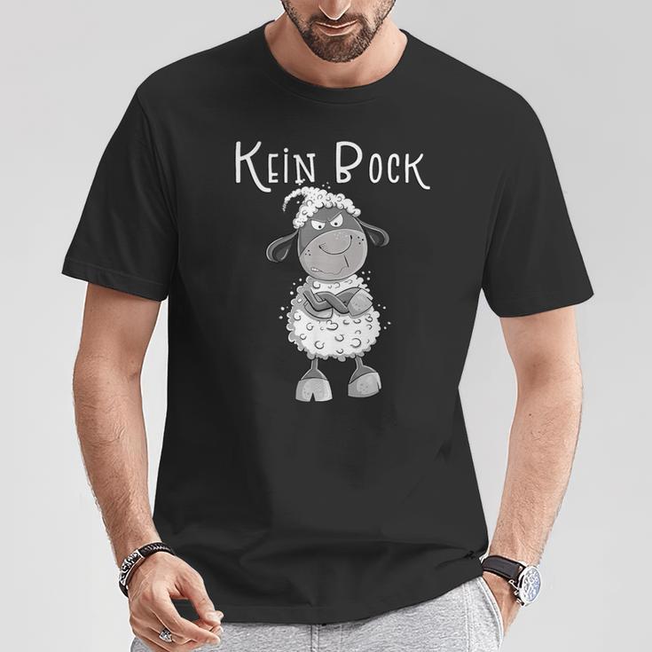 Kein Bock Sheep Slogan I Nö Fun I Einfach Nö I No T-Shirt Lustige Geschenke