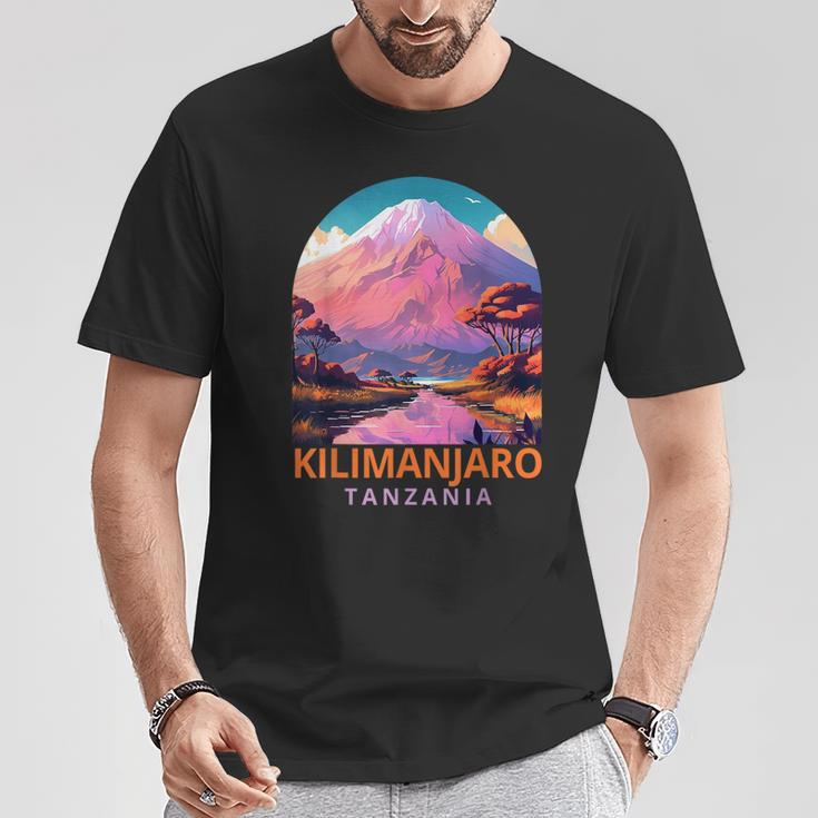 Kilimanjaro Travel Adventure Travel Kilimanjaro Tanzania T-Shirt Lustige Geschenke