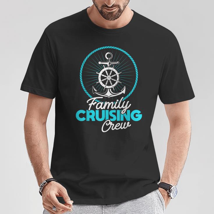 Kreuzfahrtschiff Urlaub Familienausflug Familie Kreuzfahrt Crew T-Shirt Lustige Geschenke