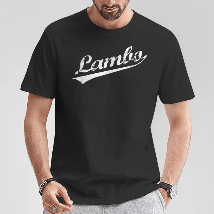 Lambo Distressed Hip Hop Rap Slang T-Shirt Lustige Geschenke