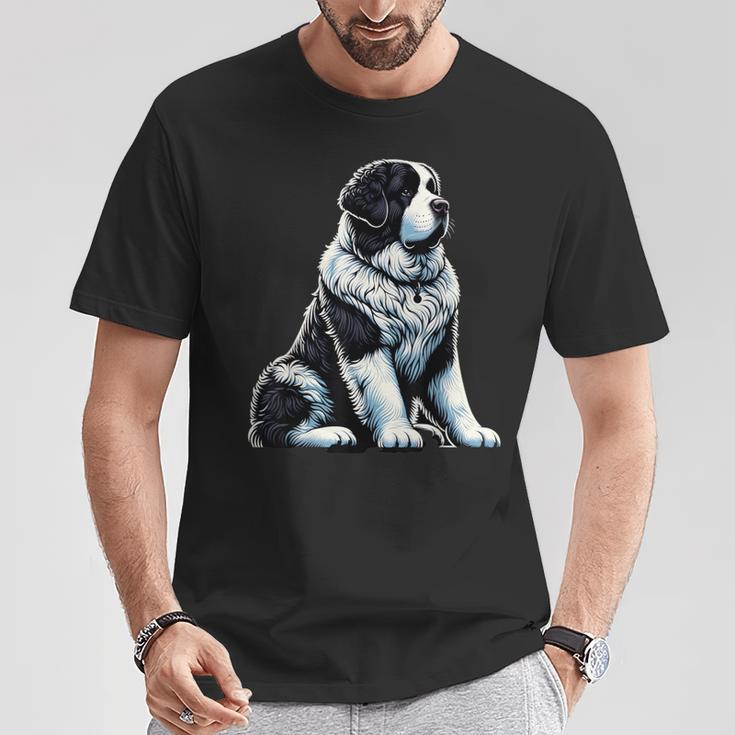 Landseer Dog T-Shirt Lustige Geschenke