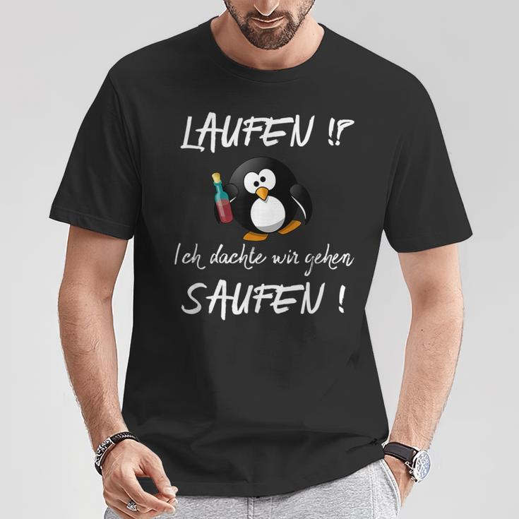 Lauf Running Ich Dachte Wir T-Shirt Lustige Geschenke