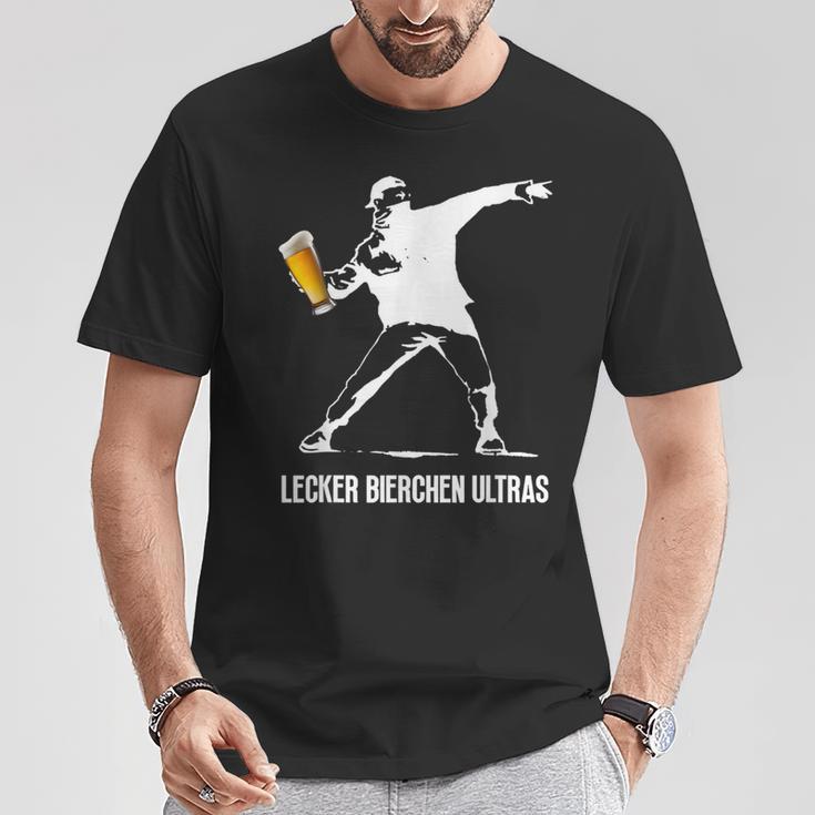 Lecker Bierchen Ultras T-Shirt Lustige Geschenke