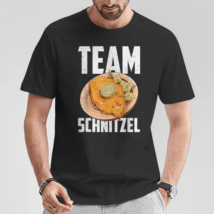 Lieblingsessen Team Schnitzel T-Shirt Lustige Geschenke