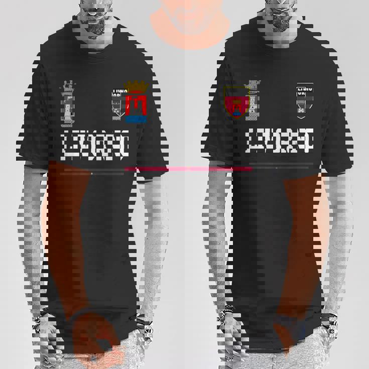 Livorno Maglia SportCalcio Bandiera Calcio Maglietta Regalos divertidos