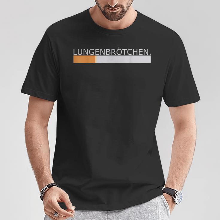 Lungsbrötchen Cigarette Smoking Slogan T-Shirt Lustige Geschenke