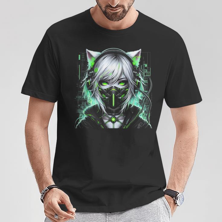 Manga Anime Ästhetische Cyberpunk Techwear Harajuku T-Shirt Lustige Geschenke