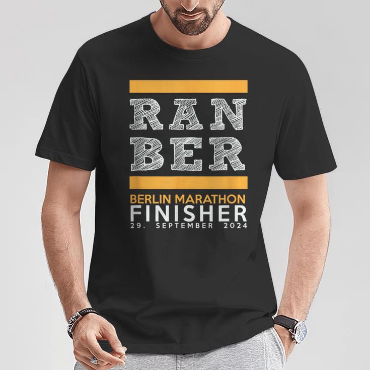 Marathon Berlin 2024 Finisher T-Shirt Lustige Geschenke