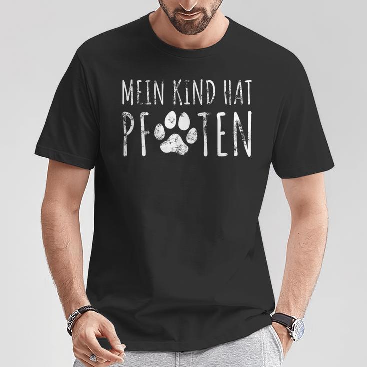 Mein Kind Hat Paws My Kind Has Paws S T-Shirt Lustige Geschenke