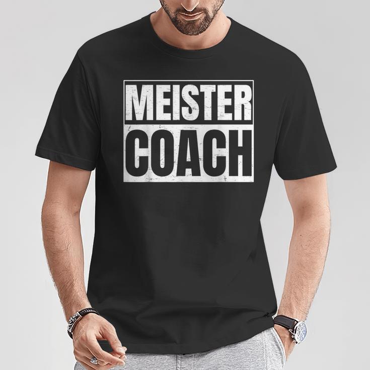 Meister Coach Geschenk For Football Trainer T-Shirt Lustige Geschenke