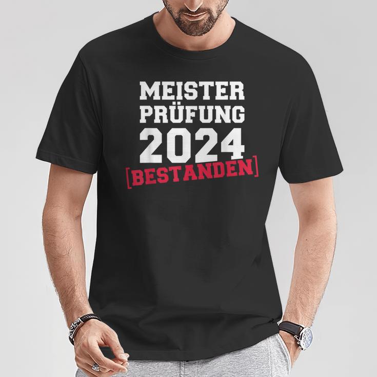 Meisterprüfung Bestanden Für Meister 2024 Handwerk T-Shirt Lustige Geschenke