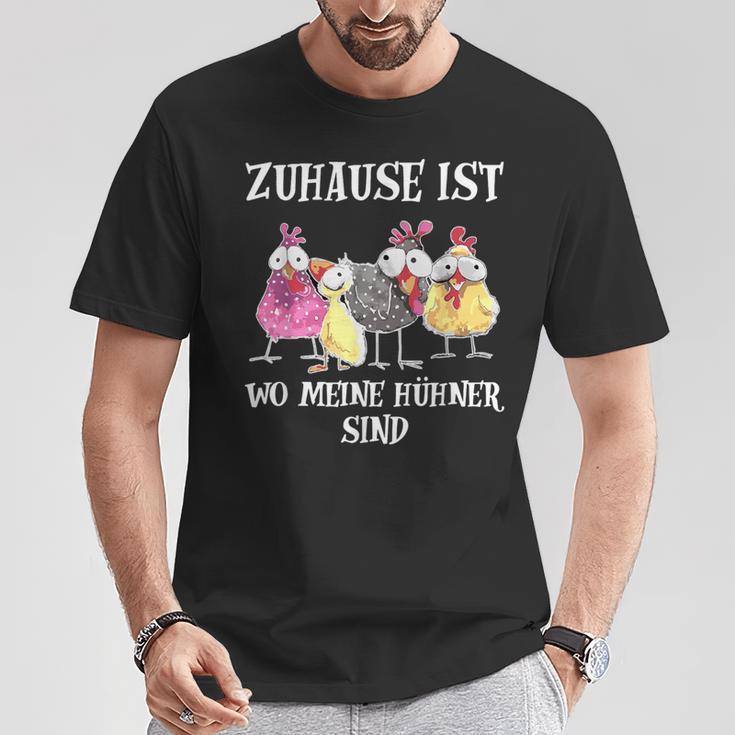 Merch Zuhause Ist Wer Meine Hühner Sindon Merch S T-Shirt Lustige Geschenke