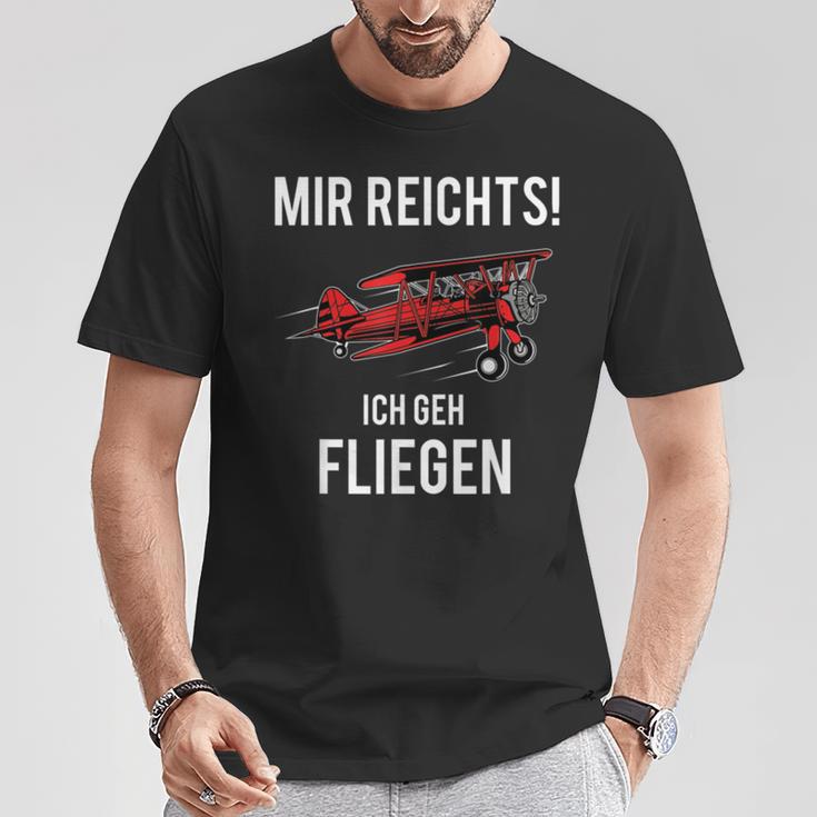 Mir Reichts Ich Geh Fliegen Flugzeug Piloten T-Shirt Lustige Geschenke