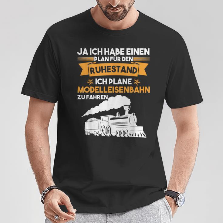 Modellbahn Plan Für Den Ruhestand Model Railway T-Shirt Lustige Geschenke