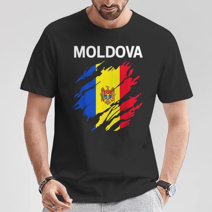 Moldova Flag T-Shirt Lustige Geschenke