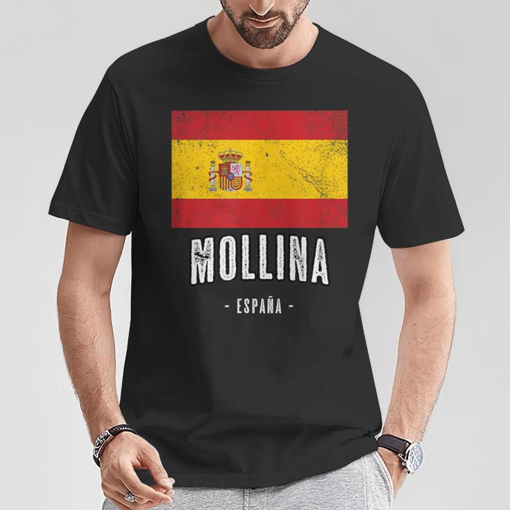 Mollina Spanien Es Flagge Stadt Bandera T-Shirt Lustige Geschenke