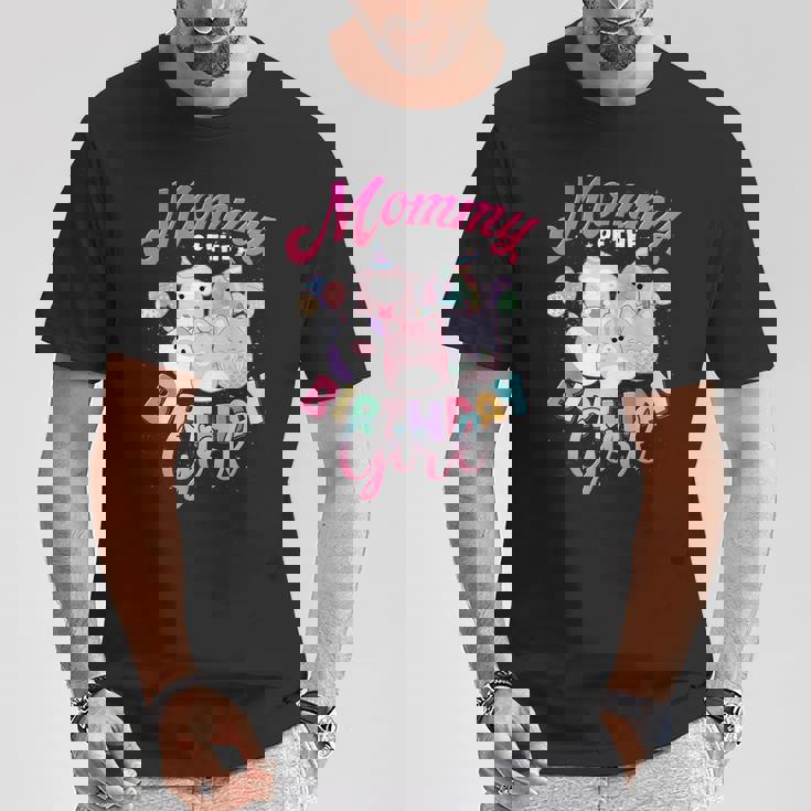 Mommy Of The Birthday Girl Cute Squish Squad Mallow Family T-Shirt Funny Gifts