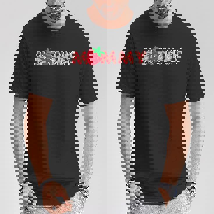 Mommy Strawberry First Birthday Family Strawberry T-Shirt Unique Gifts