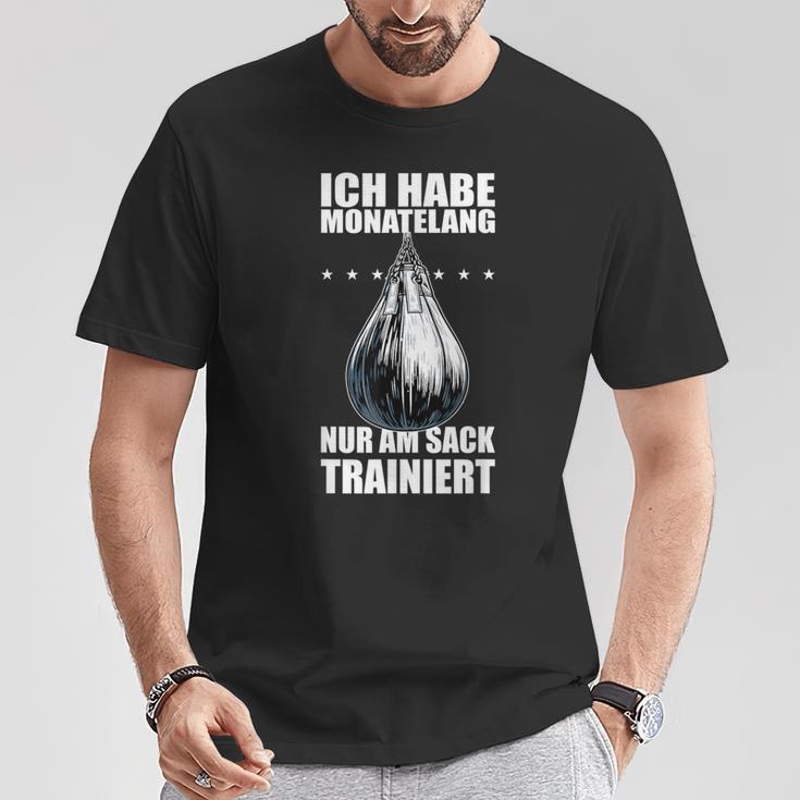 Monatelang Nur Am Sack Trainiert Meme Stefan Slogan T-Shirt Lustige Geschenke