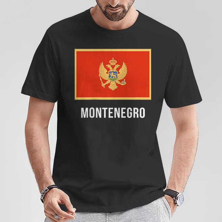 Monte Flag Montenegrinian T-Shirt Lustige Geschenke