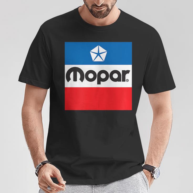 Mopar Retro Flag Logo T-Shirt Lustige Geschenke