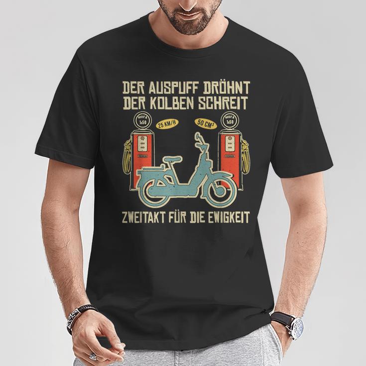 Moped Driver Moped Scooter Moped 2-Stroke Moped T-Shirt Lustige Geschenke